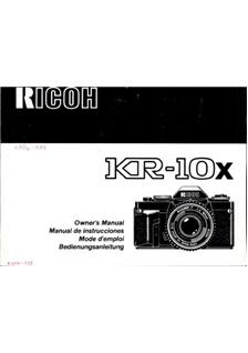 Ricoh KR 10 X manual. Camera Instructions.